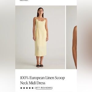 Quince scoop neck dress